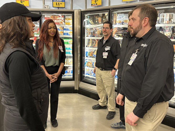 Gov. Gretchen Whitmer applauds Alpena Meijer staff for becoming a